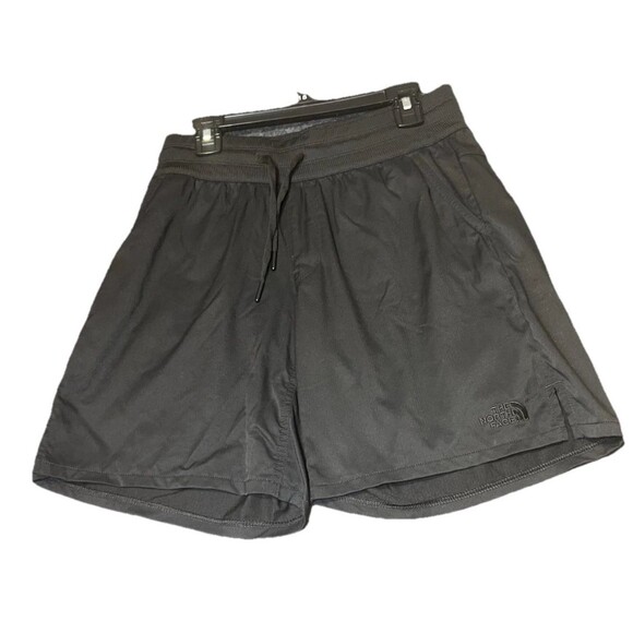 The North Face Shorts Womens Size XS Black Elastic Waist Drawstring Gym Workout - Picture 1 of 9